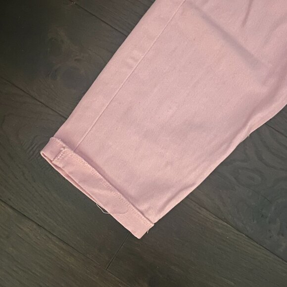 Pink Refuge Denim Ruffle High waist pants Size M - Picture 4 of 4